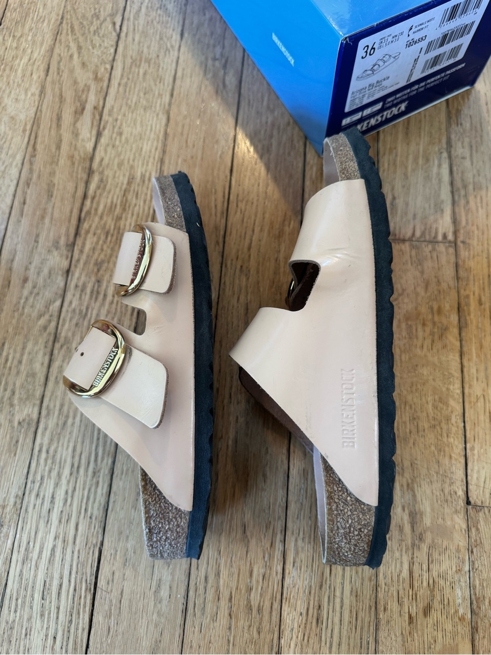 Birkenstock Arizona Big Buckle High Shine Sandals - Picture 7 of 9